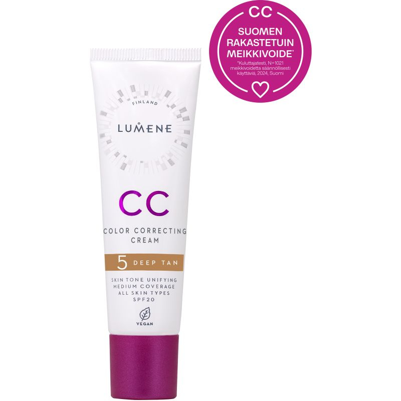 Lumene CC cream Deep Tan Оригинал 30 мл SPF 20+ #1