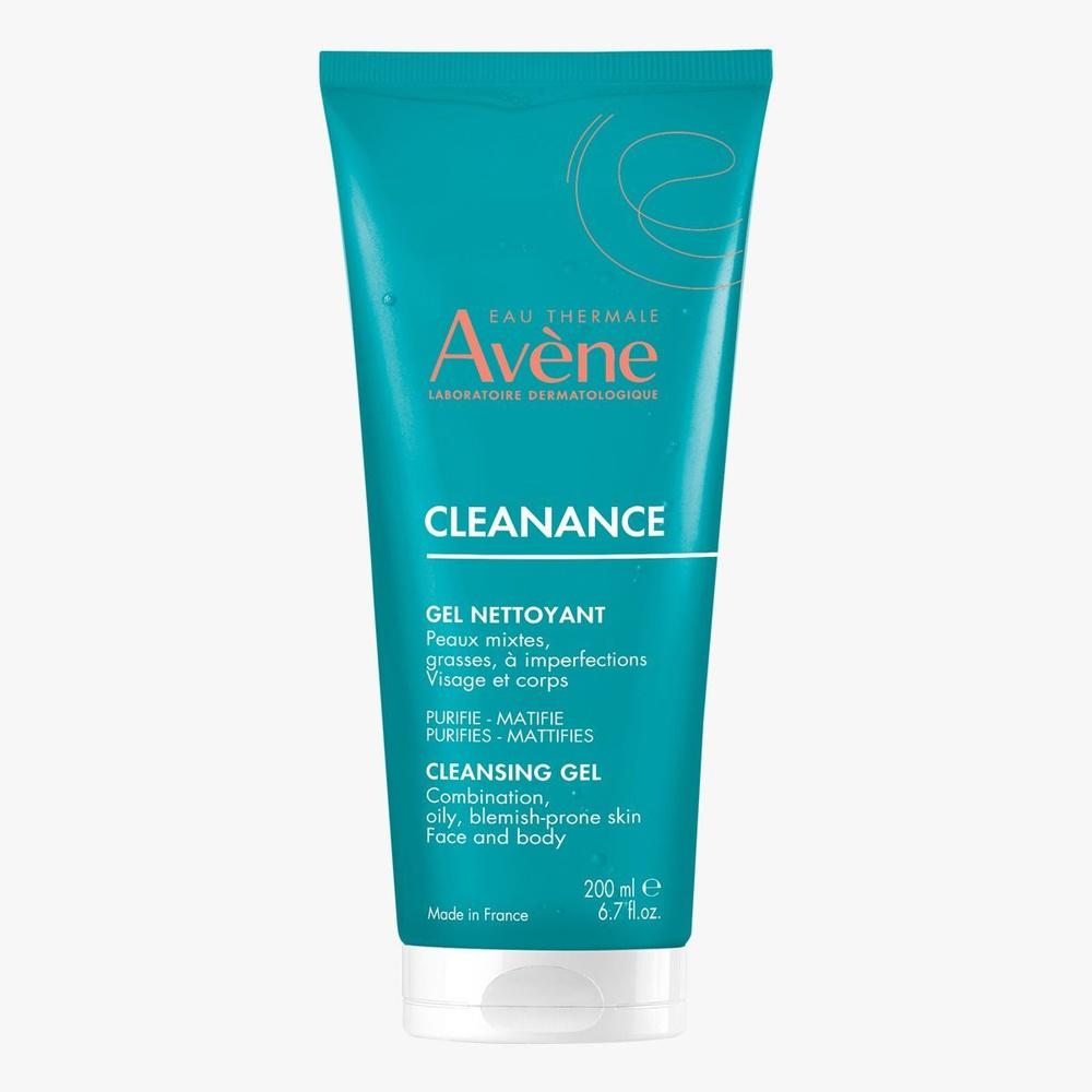 AVENE Cleanance Гель для лица очищающий матирующий, 200 мл #1