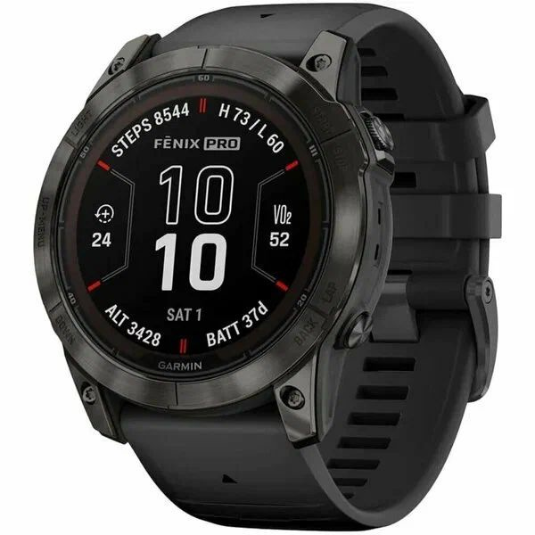 Смарт часы Garmin 7x pro sapphire solar black #1