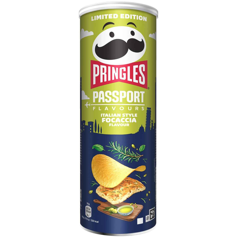 Pringles Pasport Italian Foccacia / Limited Edition 165 гр. #1