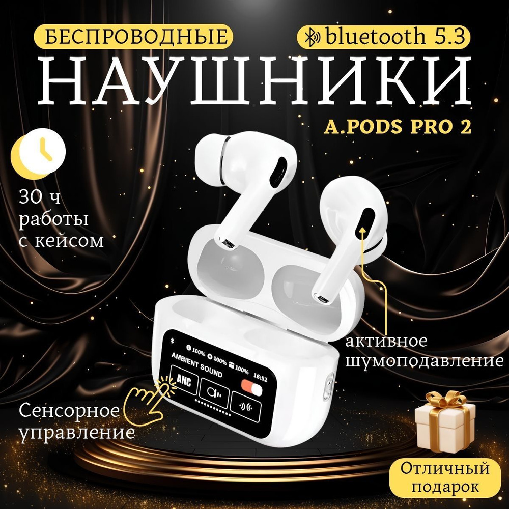 Zinulyu Urchik Наушники беспроводные с микрофоном, Bluetooth, USB, белый  #1