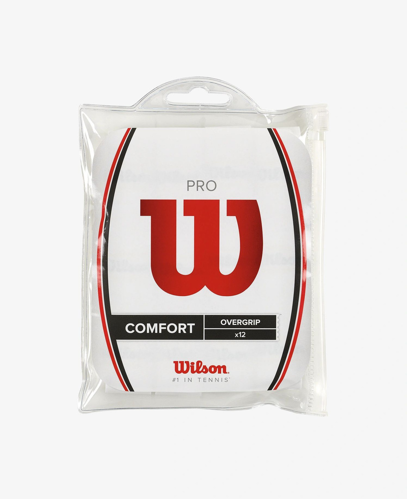 Намотка Wilson Pro Comfort Overgrip Белая 12шт #1