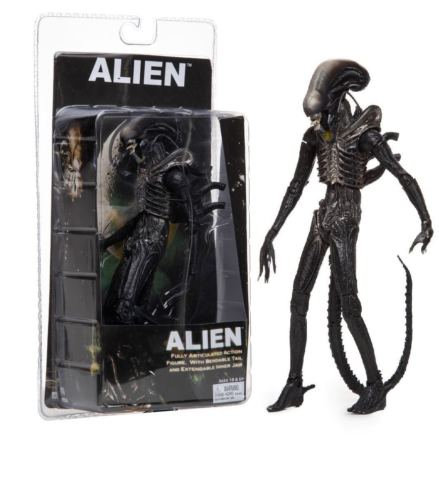 Фигурка подвижная Чужой ксеноморф, Alien black #1