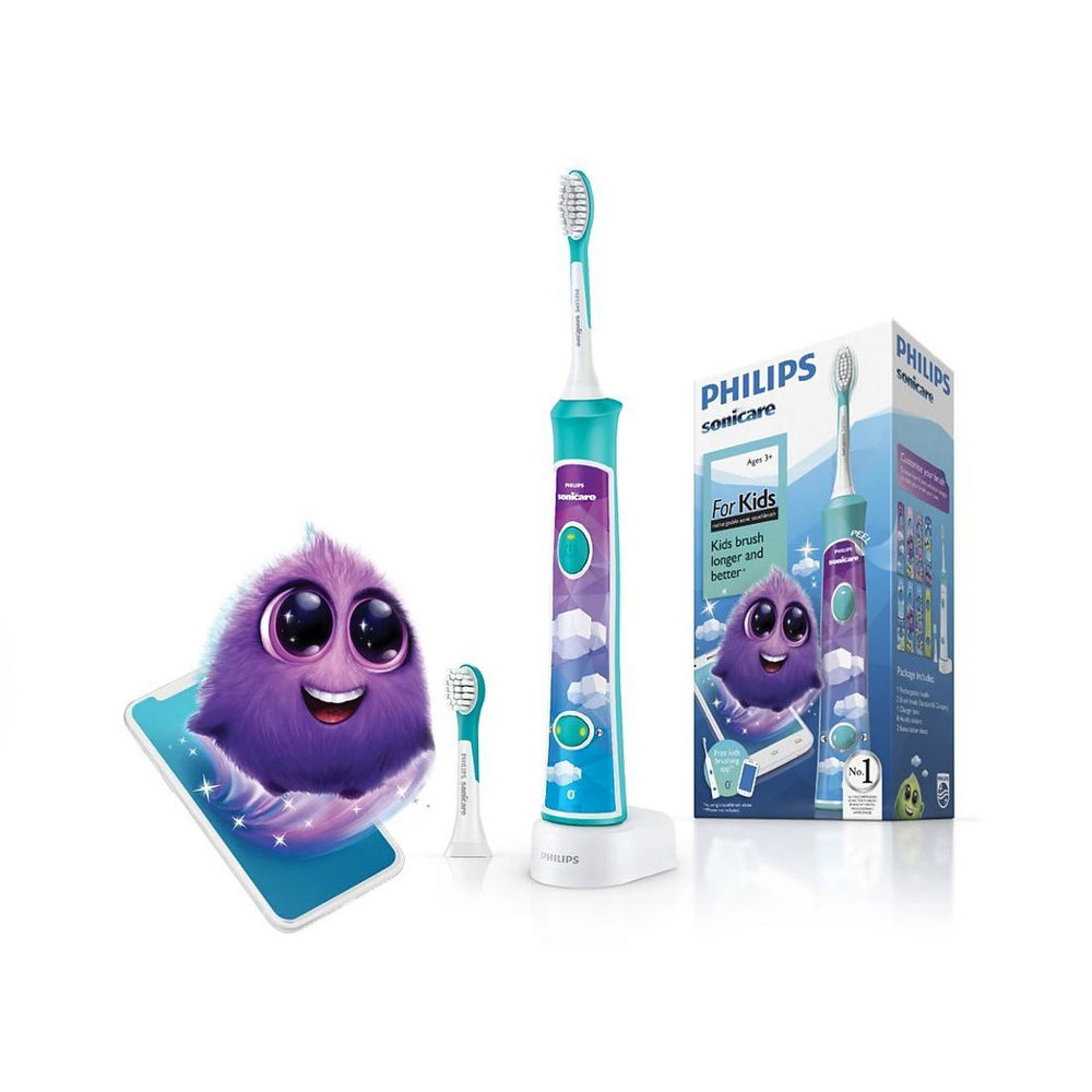 Philips Sonicare Электрическая зубная щетка HX6322, голубой, фиолетовый  #1