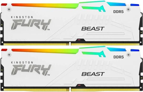 Kingston Оперативная память Fury Beast RGB KF552C36BWEAK2-32 2x16 ГБ (KF552C36BWEAK2-32)  #1