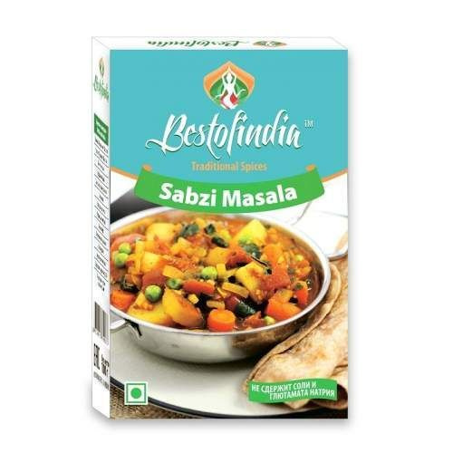 Смесь специй для овощей Сабджи Масала Бестофиндия (Bestofindia Sabzi Masala), 100г  #1