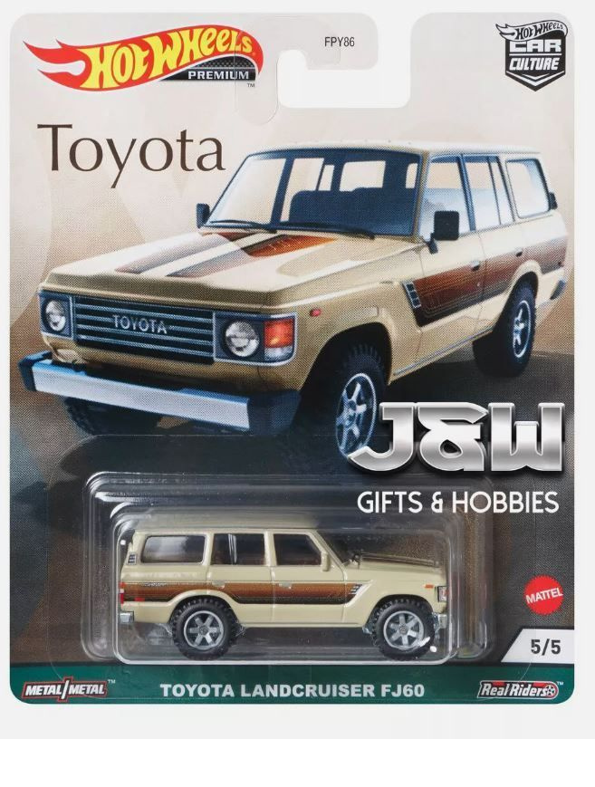 Машинка Hot Wheels Premium Car Culture Toyota Land Cruiser FJ60 / Хот Вилс Премиум  #1