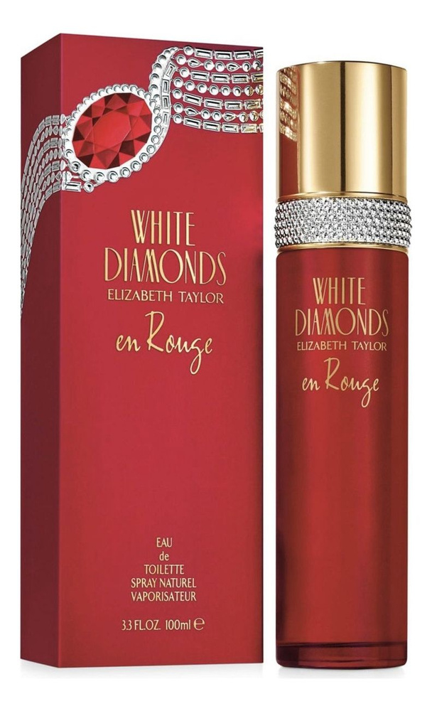 Elizabeth Taylor White Diamonds En Rouge Туалетная вода для женщин 100 ml #1