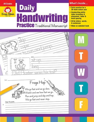 Daily Handwriting Practice: Traditional Manuscript, Grades K-6 Teacher's Edition #1