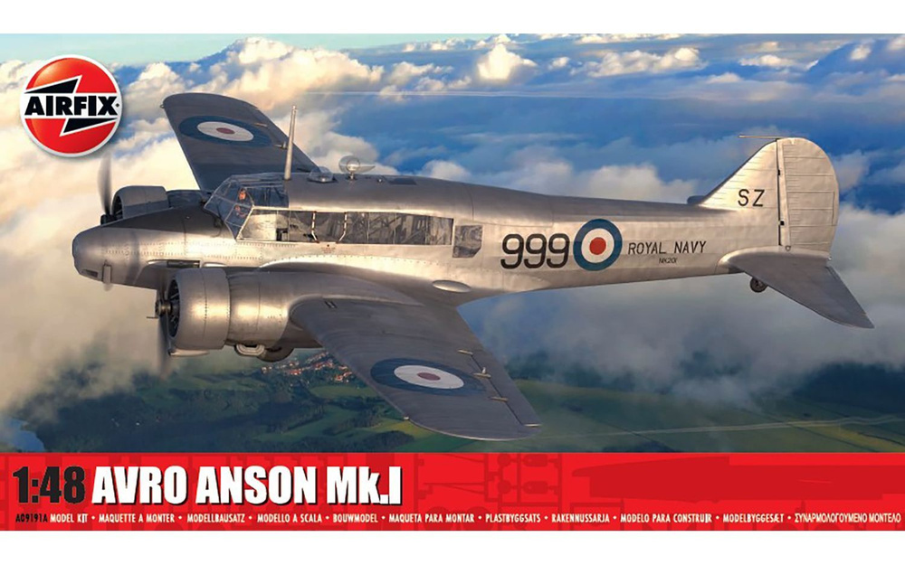 Сборная модель 1/48 Avro Anson Mk.I New Tooling in October 2024 (Airfix) #1