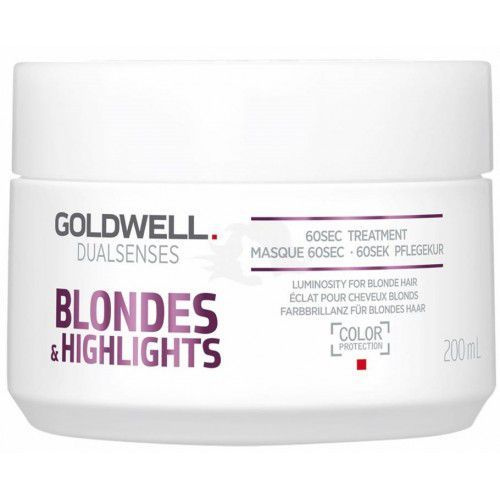 Goldwell Dualsenses Blondes & Highlights 60Sec Treatment - Маска для осветленных и мелированных волос 200 мл