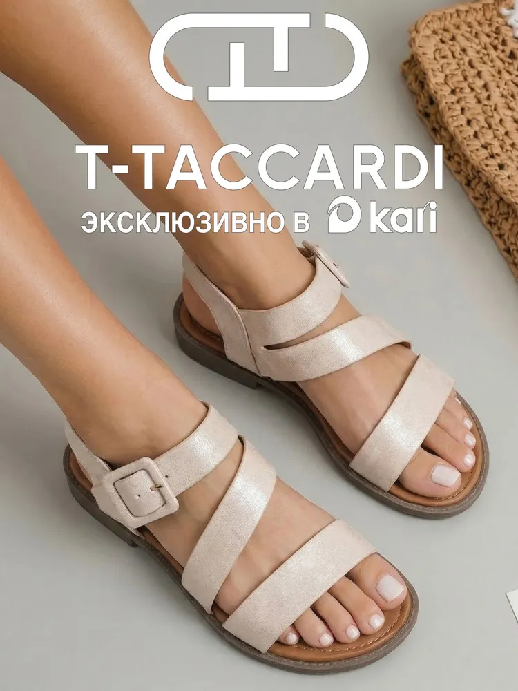Сандалии T.TACCARDI женские летние на низком каблуке