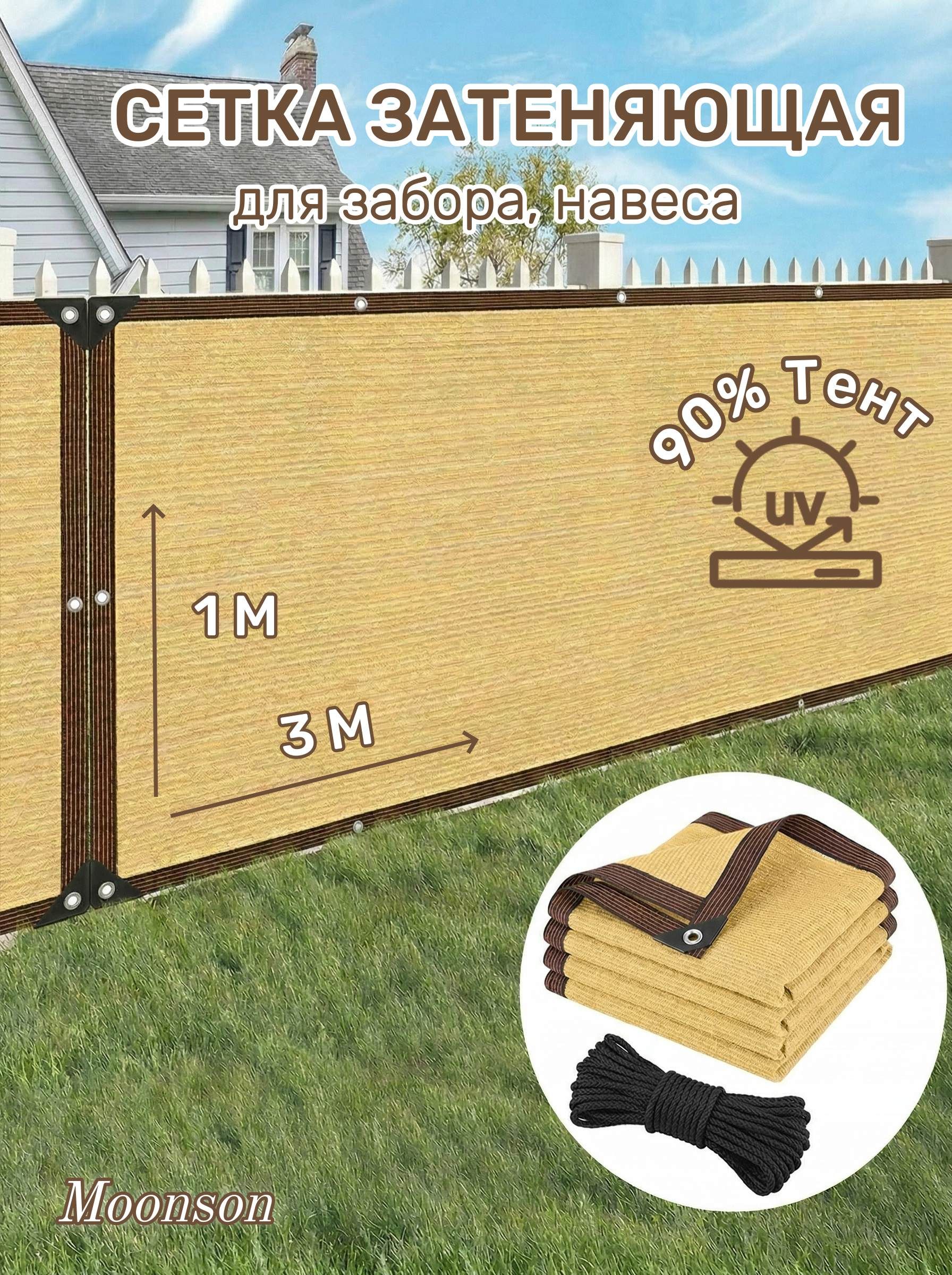 ЗащитнаясеткадлязабораHDPEусиленнаяэкрандляконфиденциальности1x3MЖелтый