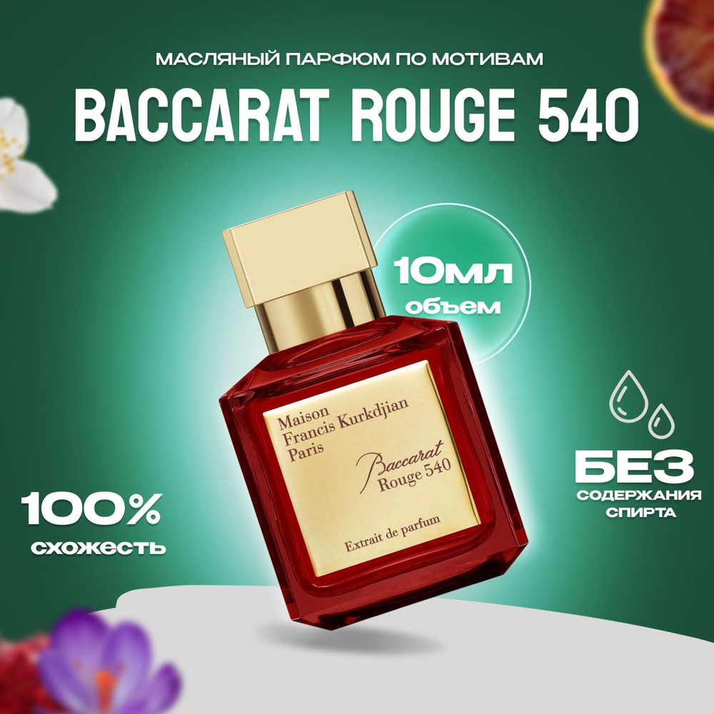 Духи масляные Baccarat rouge 540 парфюм #1