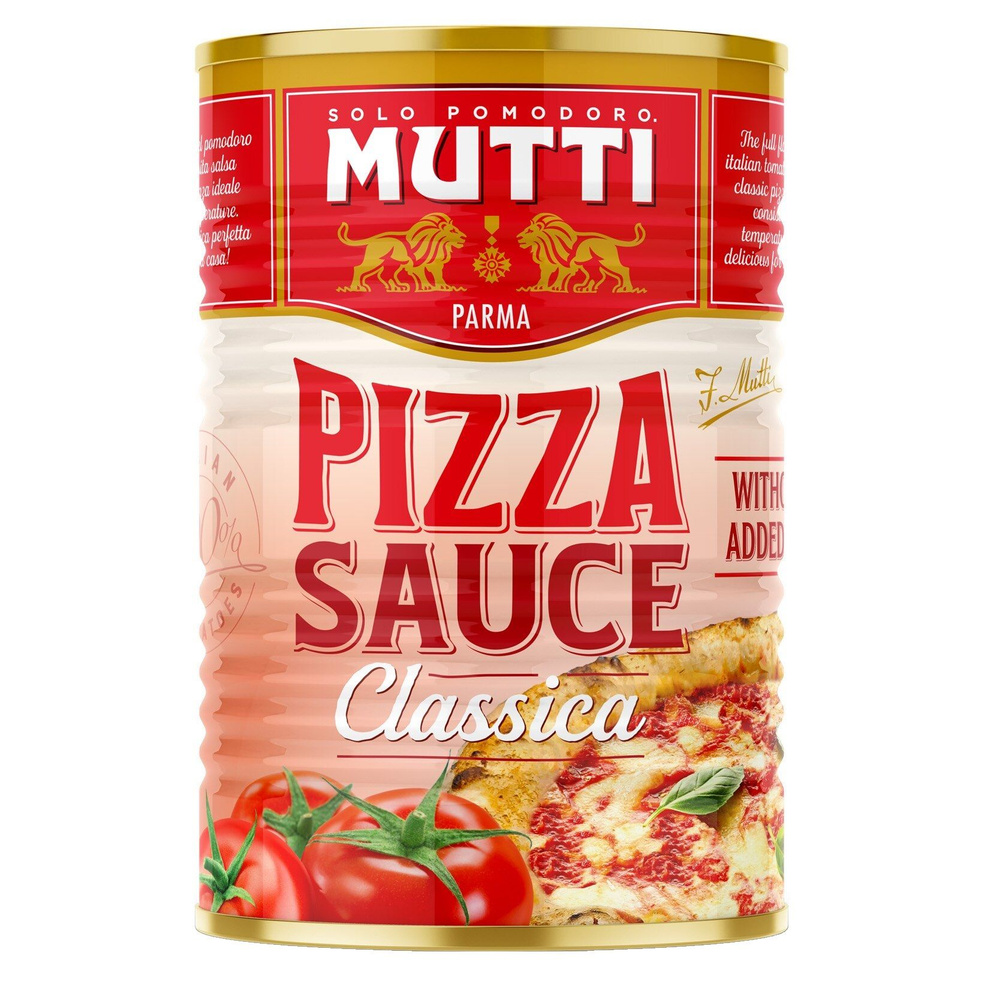 Натуральный томатный соус для пиццы классический Mutti (Мутти), Италия, ж/б 400 г х 1шт  #1