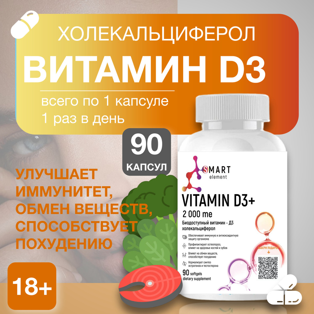 Витамин Д3 в капсулах для иммунитета мужчинам и женщинам  #1