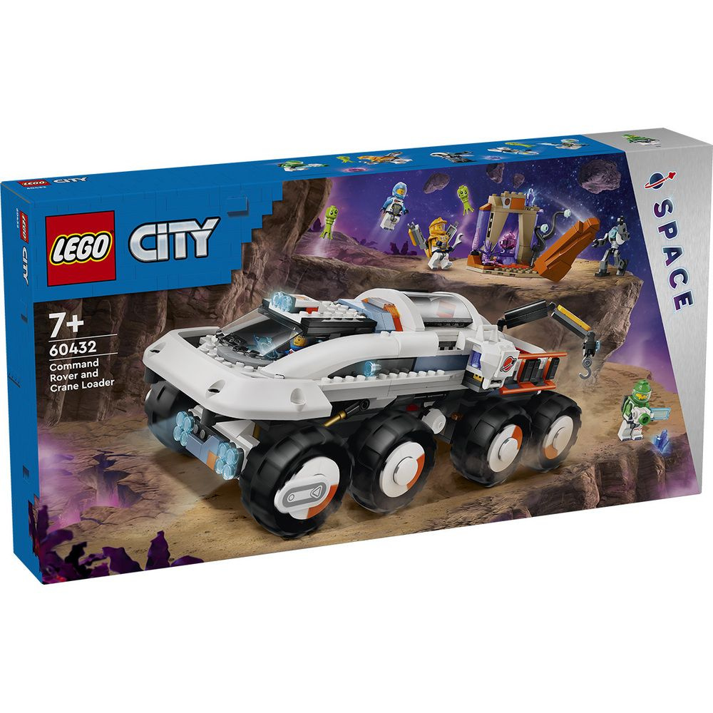 Конструктор LEGO City 60432 Командный вездеход и кран-погрузчик  #1