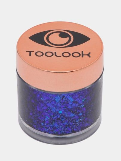 TooLook Тени для век хамелеон/ Глиттер для глаз, лица, яркие и с блестками 10гр, цвет №6 Аквамарин  #1