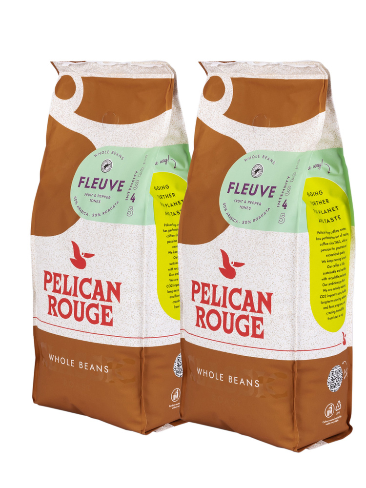 Кофе в зернах PELICAN ROUGE "FLEUVE", набор из 2 шт. по 1 кг #1