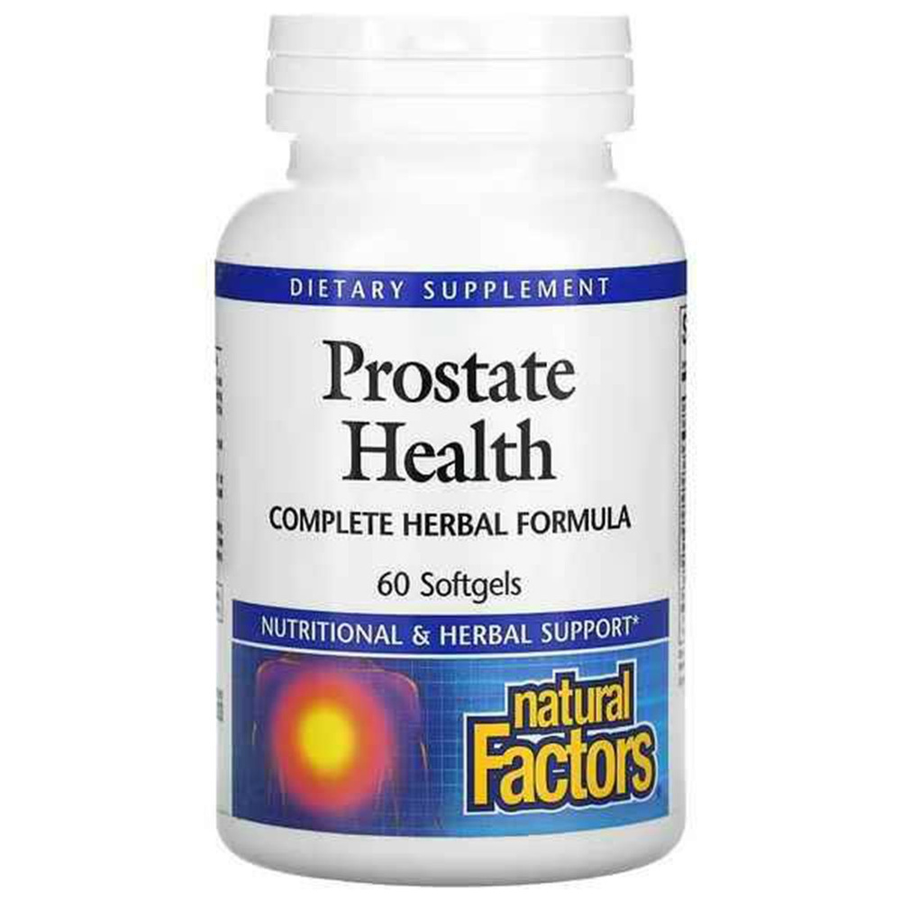 Prostate Health пищевая добавка Natural Factors, поддержка простаты, 60 капсул  #1