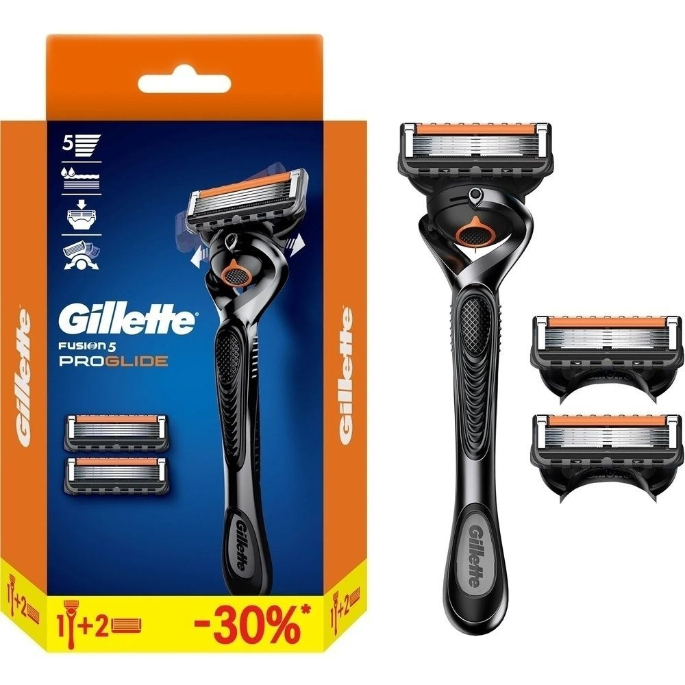 Мужская бритва Gillette Fusion5 ProGlide, с 3 сменными кассетами, 5 лезвий  #1