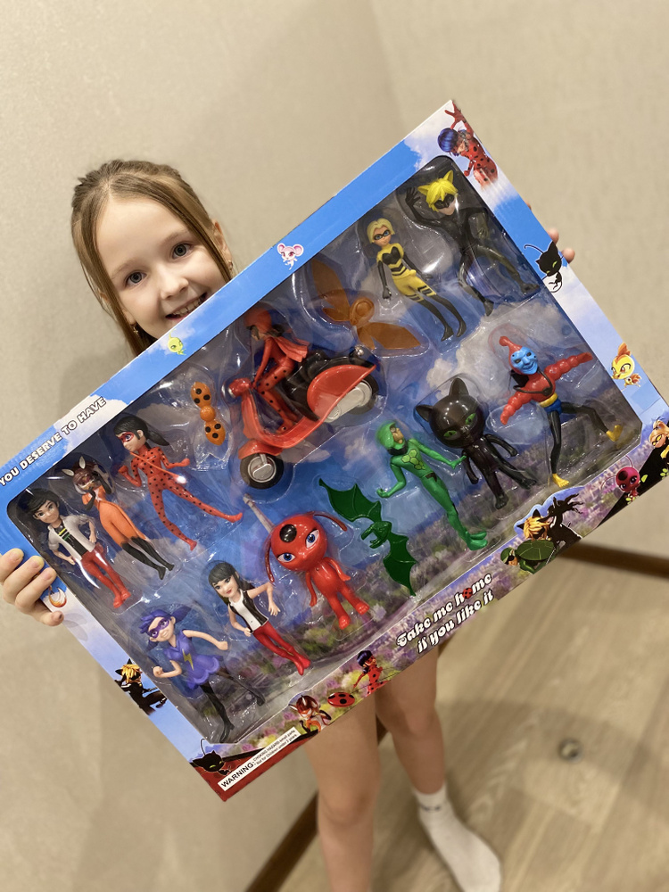 Набор фигурок Леди Баг и Супер Кот Miraculous - купить с доставкой по ...