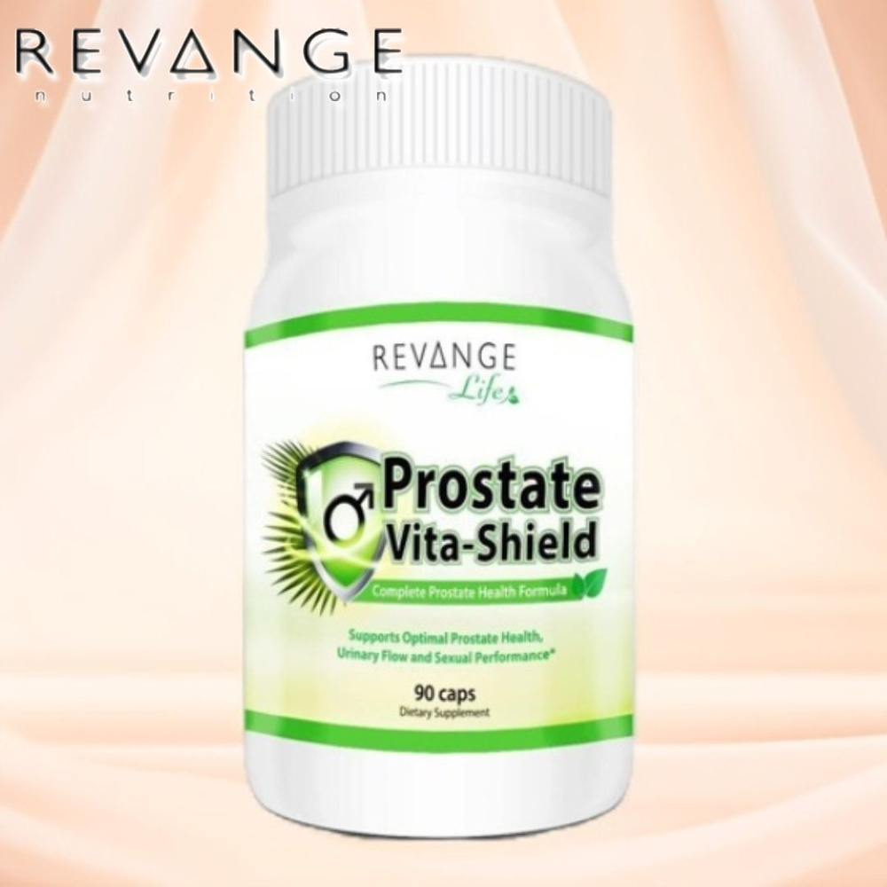 Prostate Vita-Shield (REVANGE NUTRITION), 90 капсул, средство для повышения тестостерона  #1