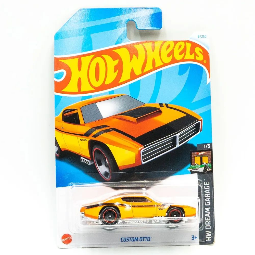 Машинка базовая Hot Wheels Custom Otto оранж - купить с доставкой по  выгодным ценам в интернет-магазине OZON (1415258198)