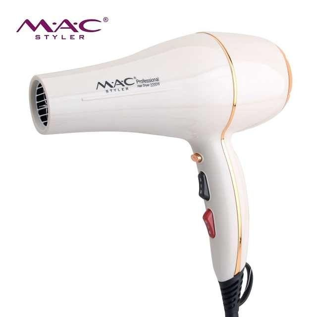 Фен для волос MC-6689 5000 Вт, скоростей 2, кол-во насадок 2, белый  #1
