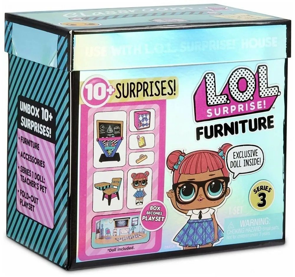 L.O.L. Surprise Furniture Серия 3 Classroom with Teacher's Pet 570028 Школьный класс  #1