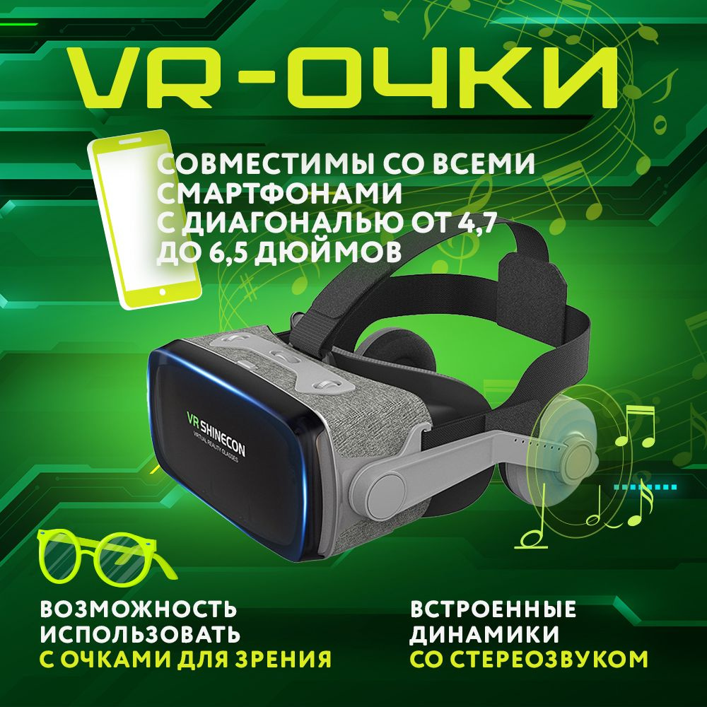 Очки виртуальной реальности для смартфонов / VR / Подарок. Уцененный товар  #1