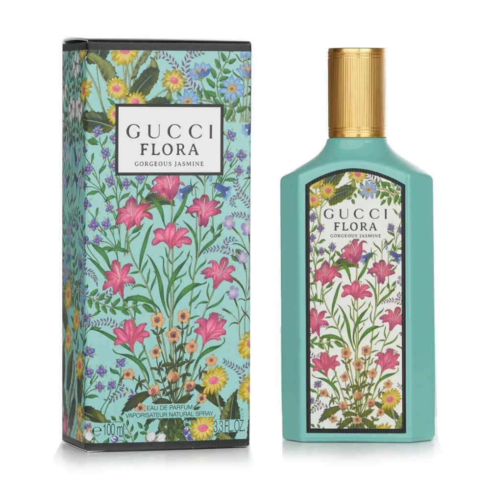 Парфюмерная вода Gucci Flora Gorgeous Jasmine, Духи женские Гуччи Флора Жасмин, 100 мл  #1