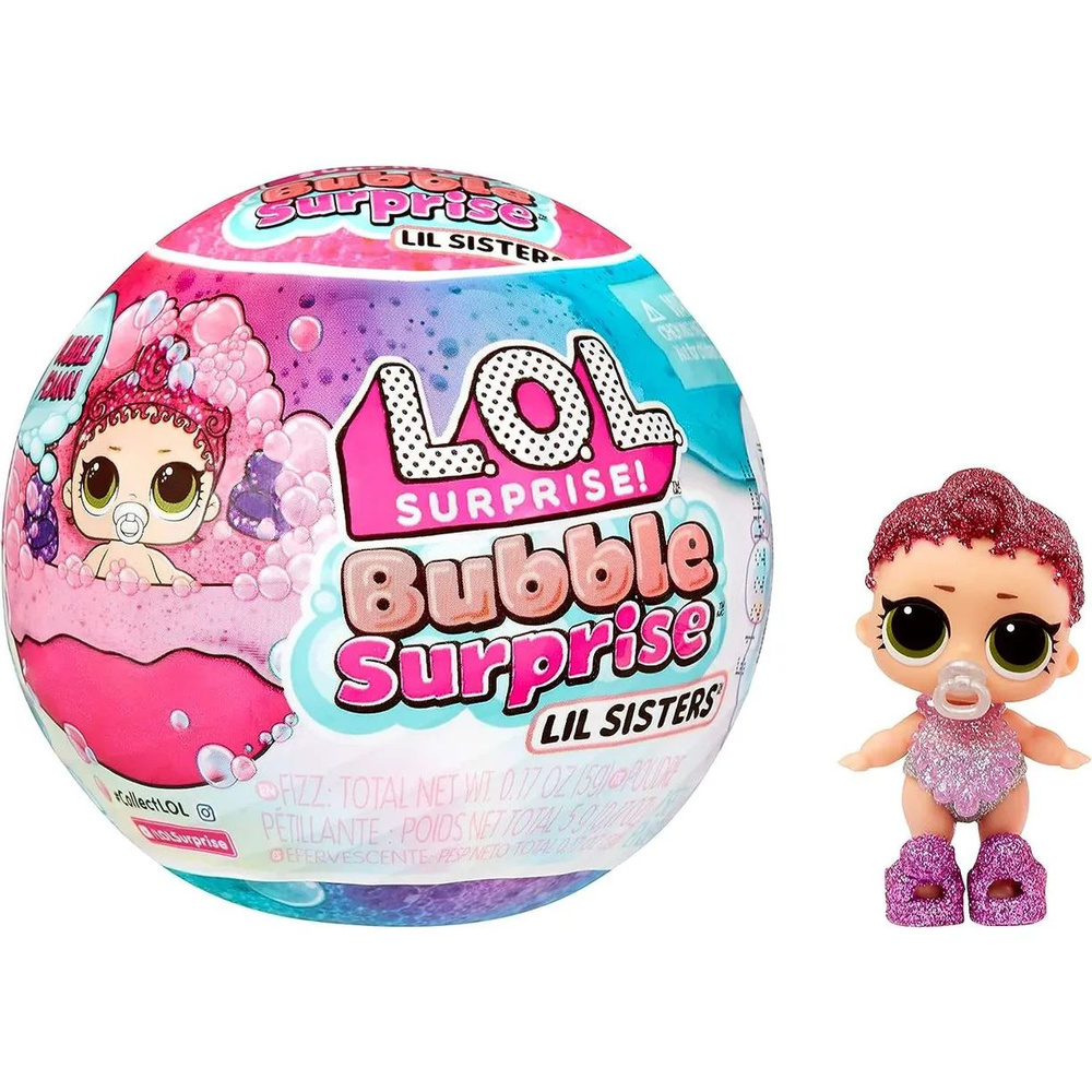Кукла LOL Surprise Bubble Surprise Lil Sisters в непрозрачной упаковке (Сюрприз) 119791EU  #1