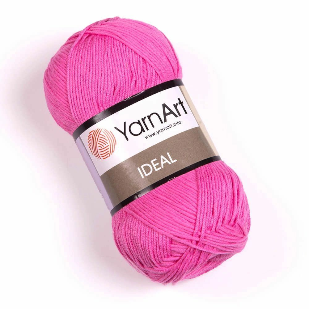 Пряжа Ideal YarnArt - 2 мотка (231-яр.розовый) 50гр, 170м, 100% хлопок #1