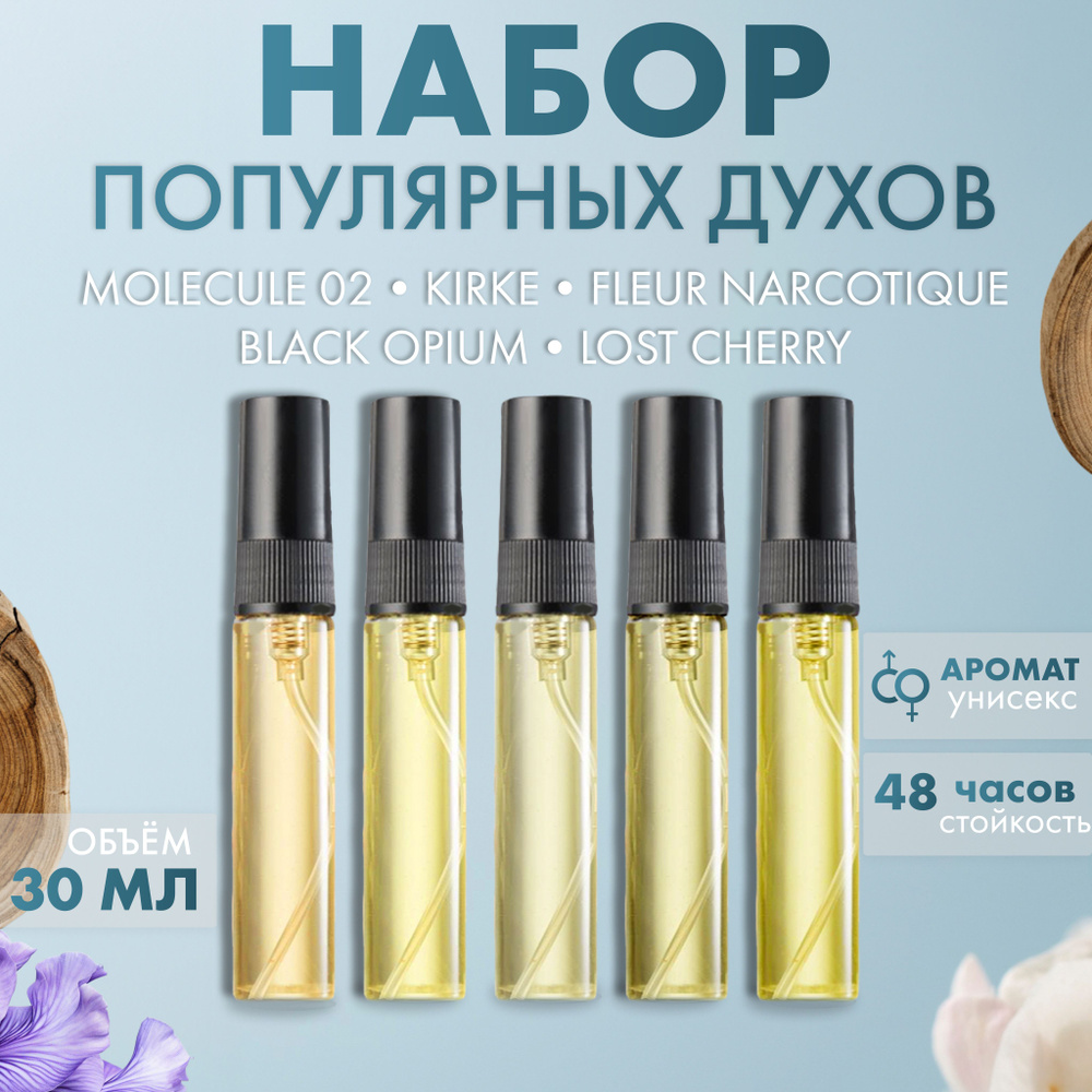 Perfumsday Набор пробников духи женские 5 штук Духи 30 мл #1