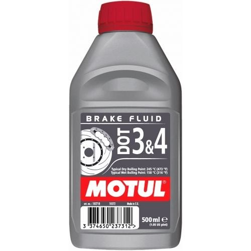 Тормозная жидкость MOTUL DOT 3 & 4 Brake Fluid, 0.5 литра #1