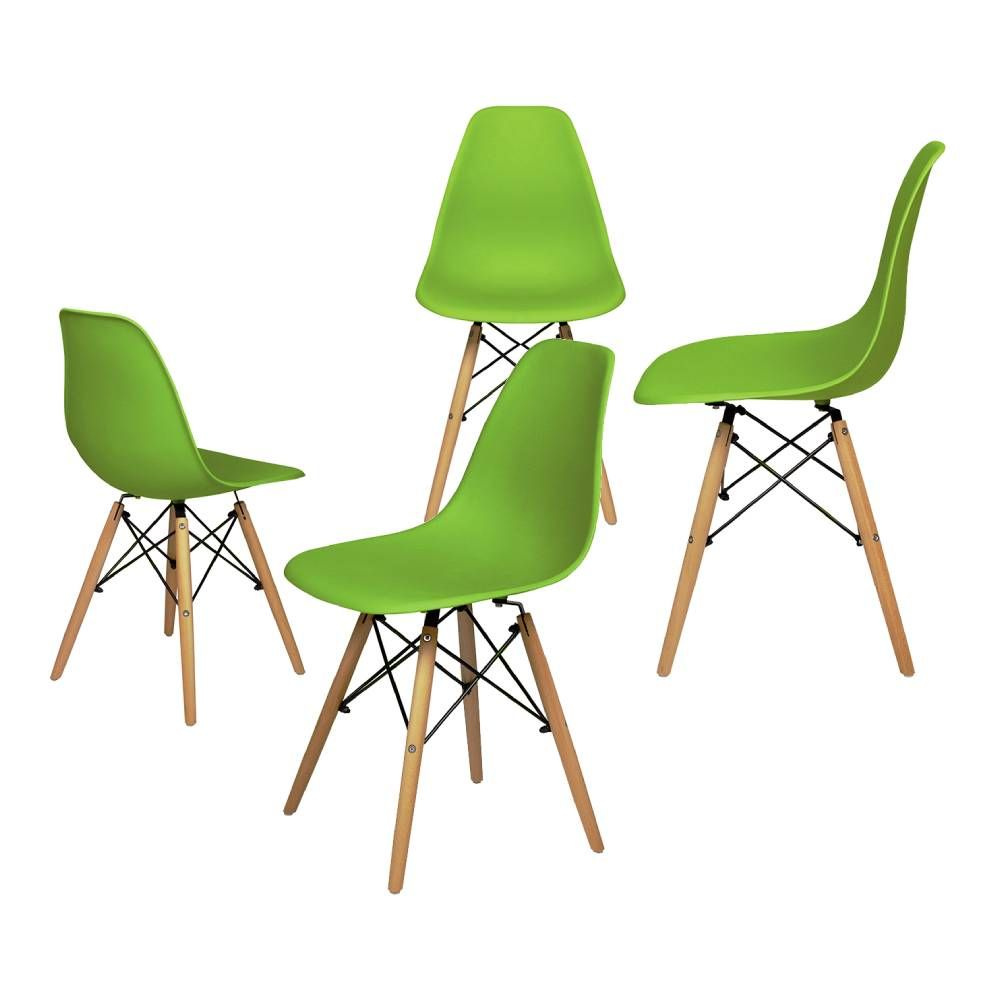 Комплект стульев RIDBERG DSW EAMES 4 шт. (Green) #1