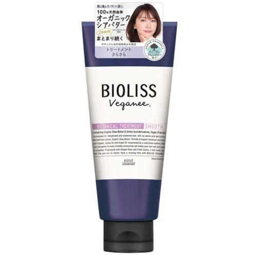 KOSE COSMEPORT Веганский бальзам "Bioliss Veganee" для волос на основе органических масел и ботанических #1