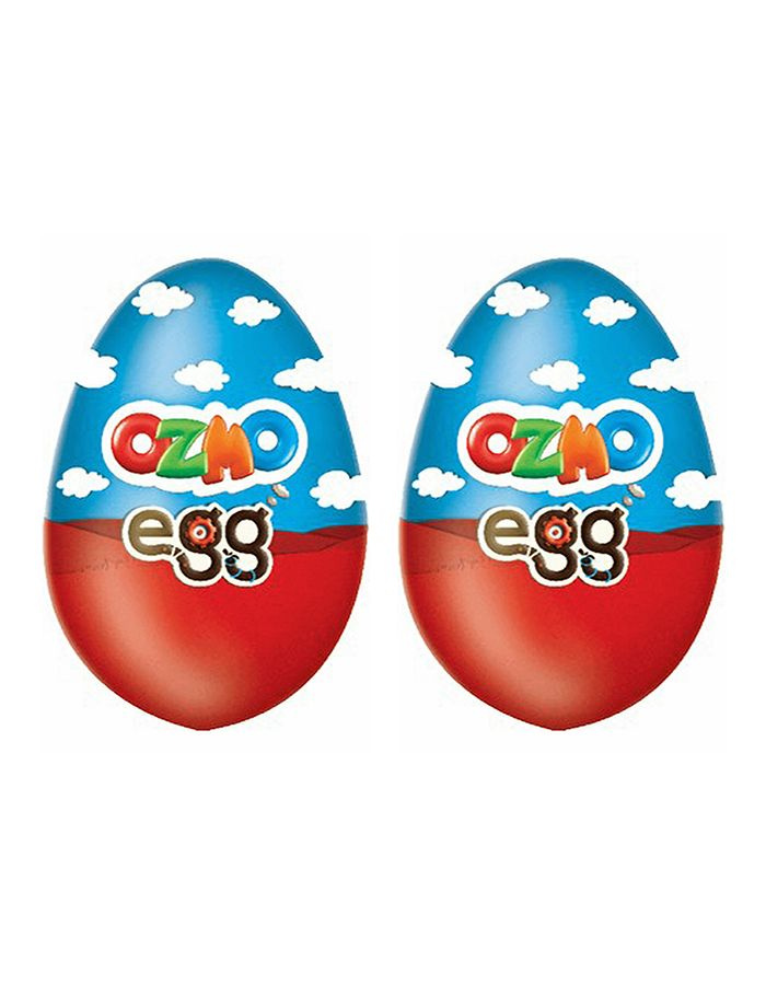 Шоколадное яйцо OZMO Egg Face с игрушкой внутри, 2 шт. по 20 гр. #1