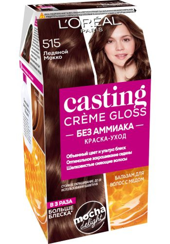 L'Oreal Paris Краска для волос Casting Creme Gloss, 515 Ледяной мокко, Лореаль  #1