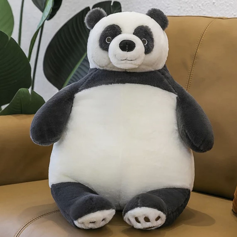 Большой плюшевый Панда, 80 см, мягкая игрушка / Подарок, антистресс, подушка, обнимашка  #1
