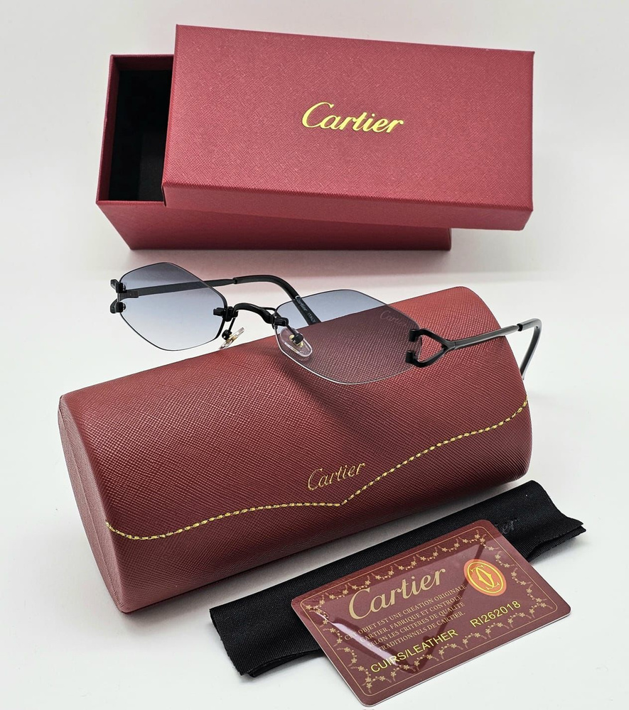 Женские солнцезащитные очки Cartier #1