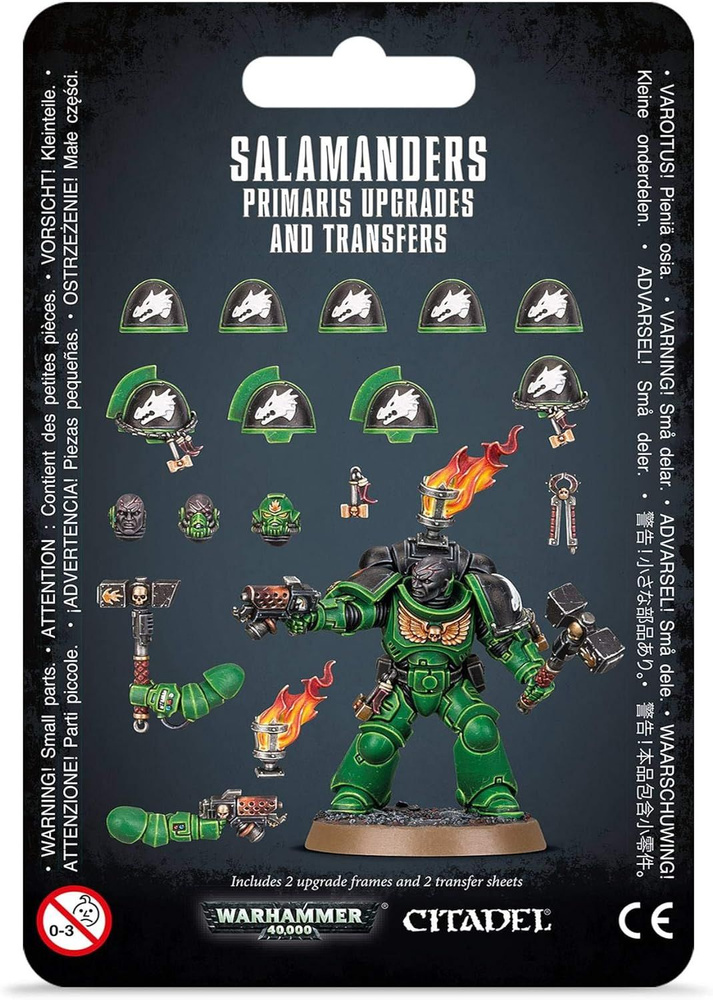 Набор сборных моделей Warhammer 40000 - Salamanders Primaris Upgrades & Transfers #1