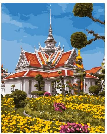Картина по номерам LORI "Храм Бангкока", 40х50 см (Кпн-213) #1