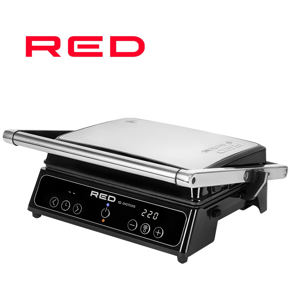 Гриль RED Emotions RGM-M83, съемные панели, 3 в 1: гриль, духовка, барбекю  #1