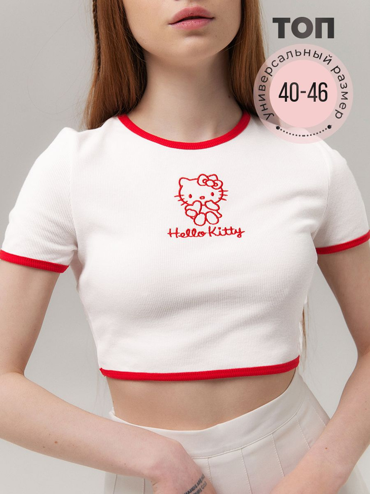 Кроп-топ Hello Kitty Хеллоу Китти #1