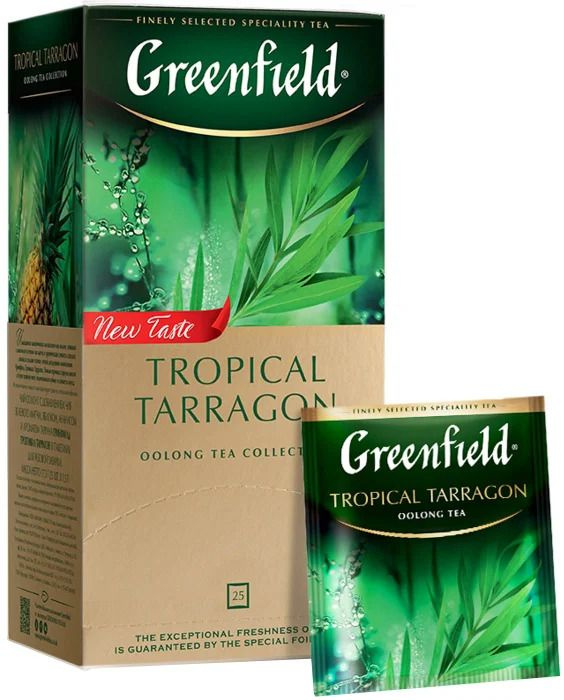 Чай зеленый Greenfield Tropical Tarragon в пакетиках 25 х 1,5 г #1