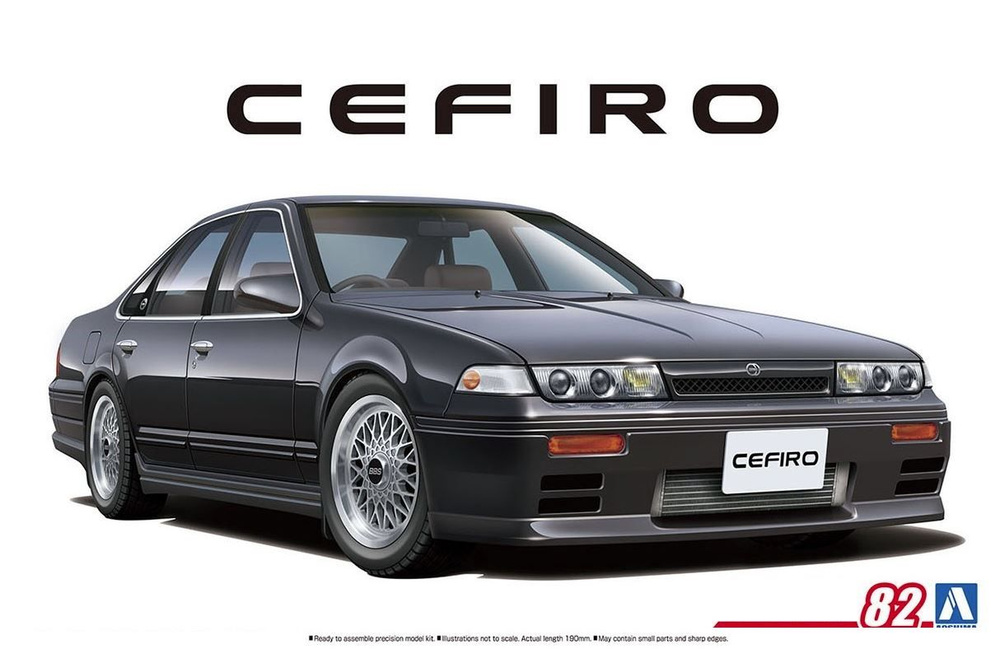 Сборная модель Nissan Cefiro 1991 Aero Custom, масштаб 1/24, AOSHIMA 06673 #1