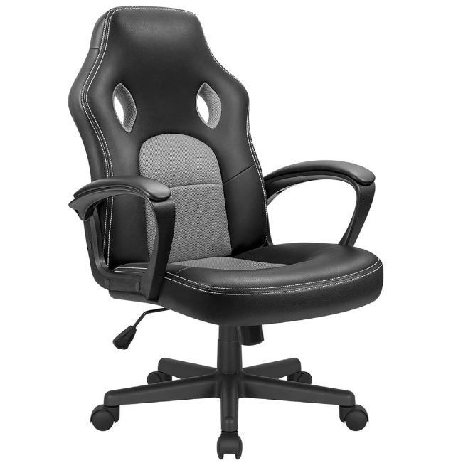 CyberZone Игровое компьютерное кресло, черно -красный 80 #1