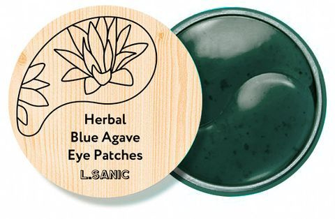 L.Sanic Гидрогелевые патчи с экстрактом голубой агавы, Herbal Blue Agave Hydrogel Eye Patches, 60 шт. #1